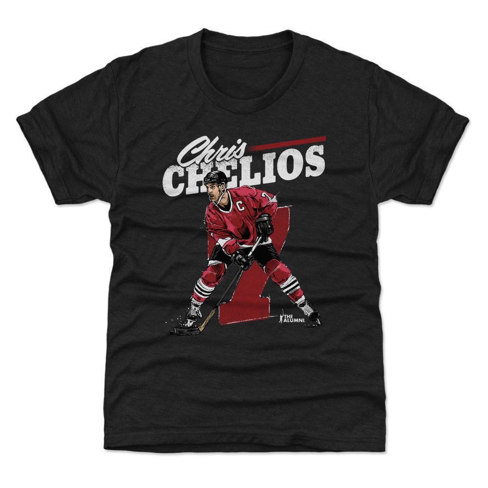 Chris Chelios Chicago Retro WHT