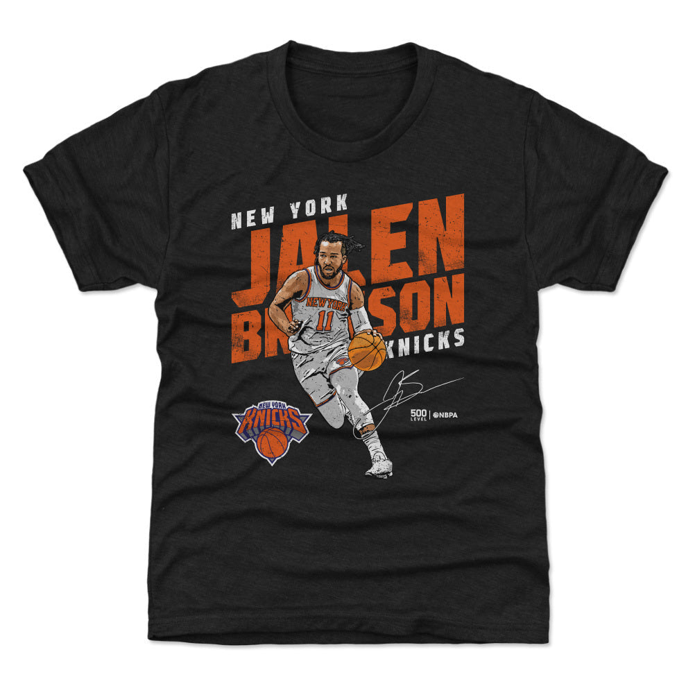 Jalen Brunson New York Knicks Slant WHT