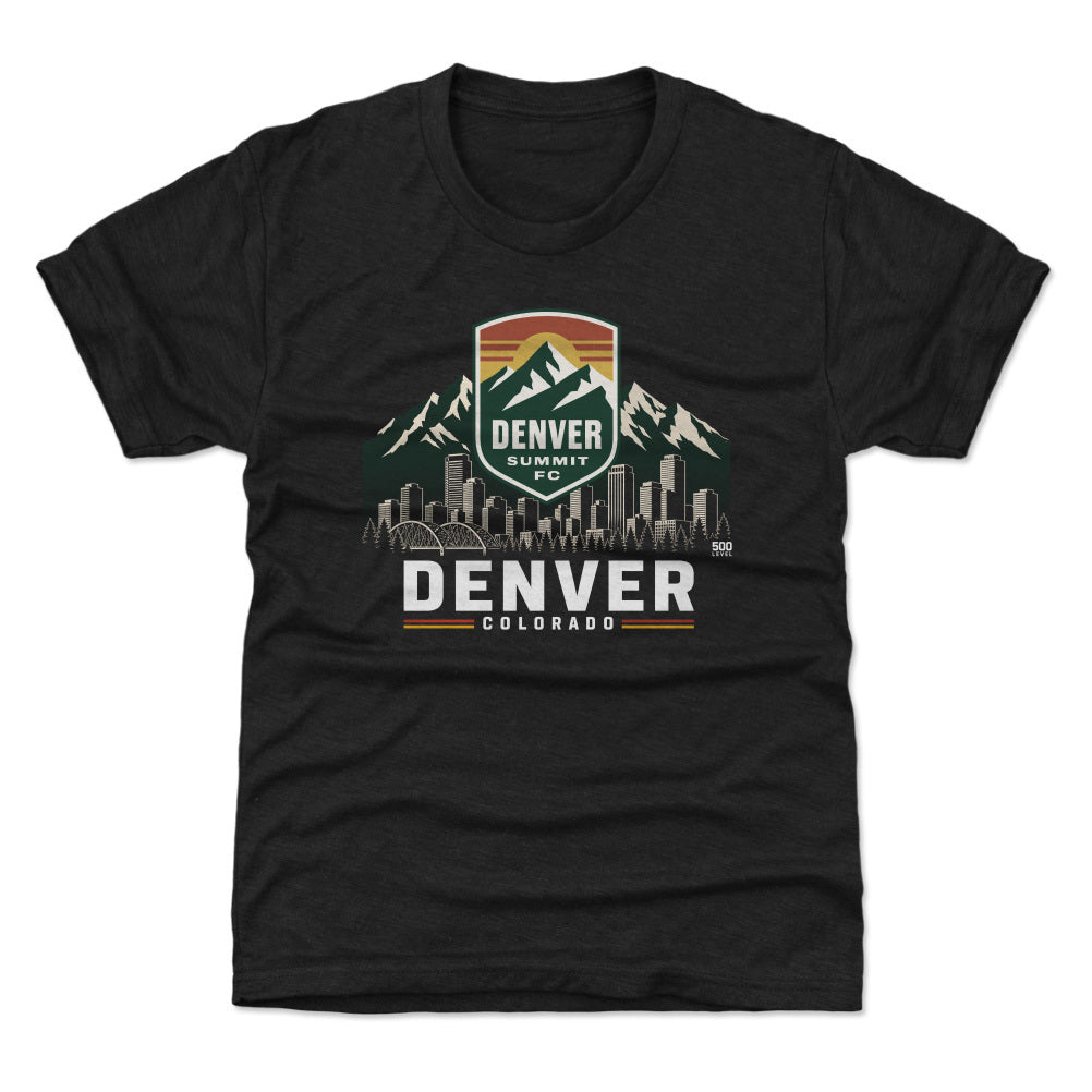 Denver Summit FC Skyline Logo WHT