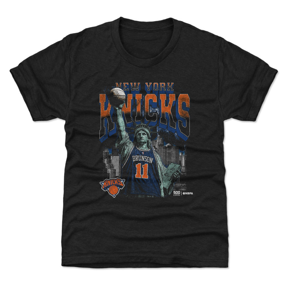 Jalen Brunson New York Knicks Statue Of Liberty WHT