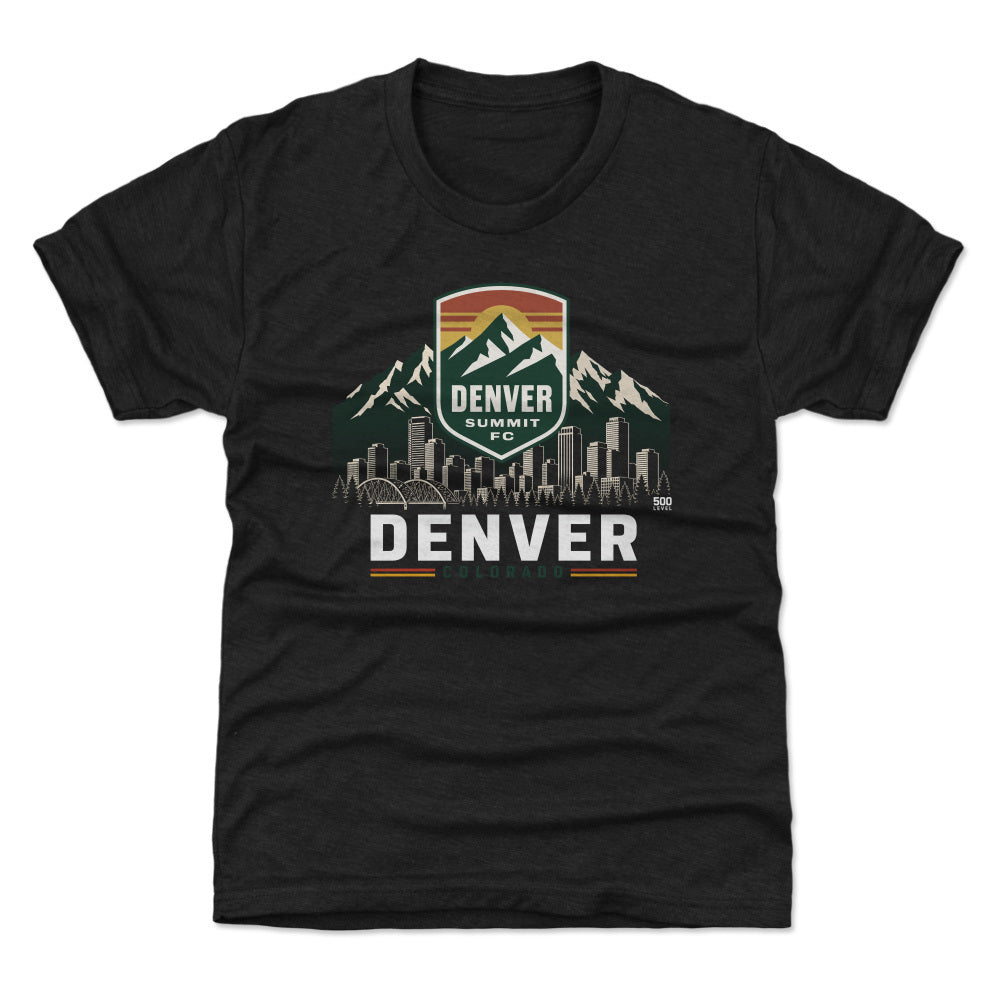 Denver Summit FC Skyline Logo WHT