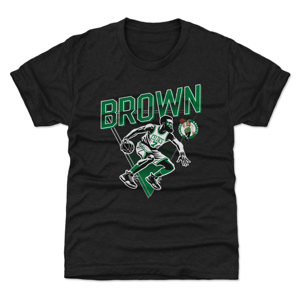 Jaylen Brown Boston Celtics Triangle WHT