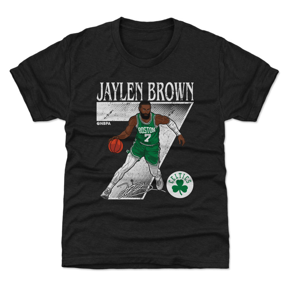 Jaylen Brown Boston Celtics Number WHT