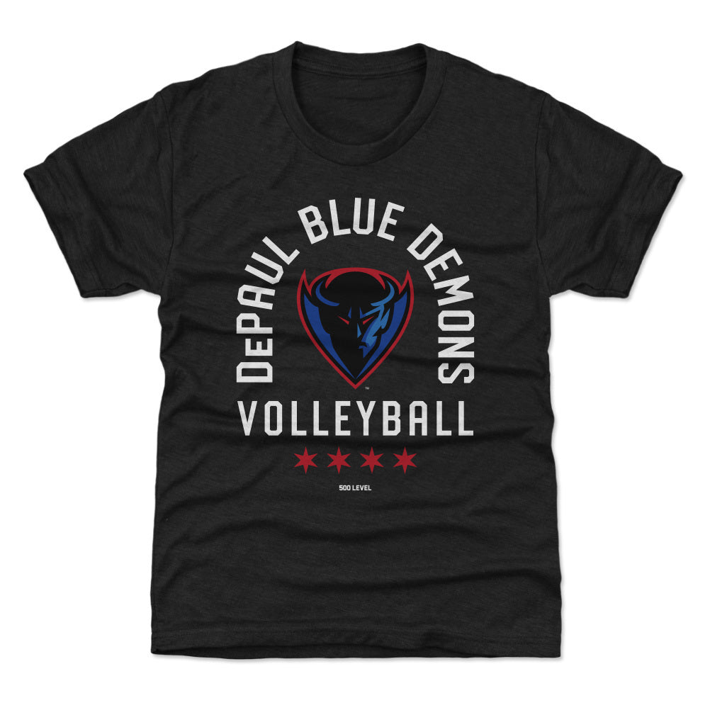 DePaul Blue Demons Volleyball Arc WHT