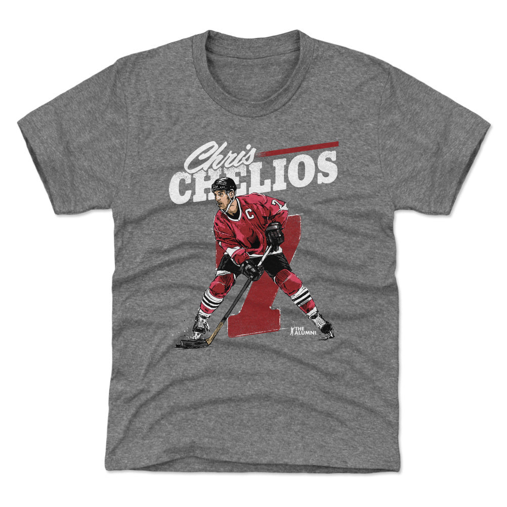 Chris Chelios Chicago Retro WHT