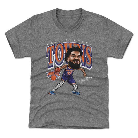 Karl-Anthony Towns New York Knicks Cartoon WHT