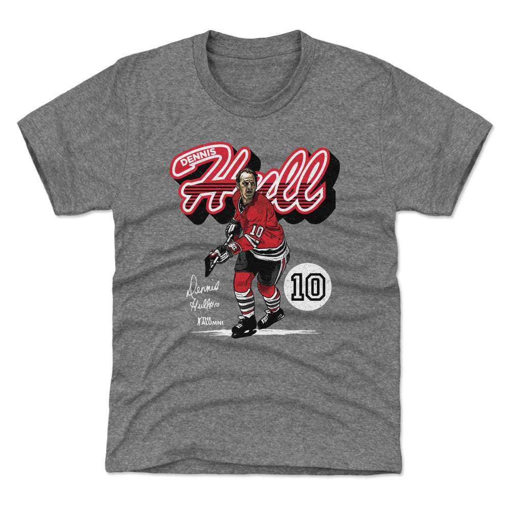 Dennis Hull Chicago Retro Script WHT