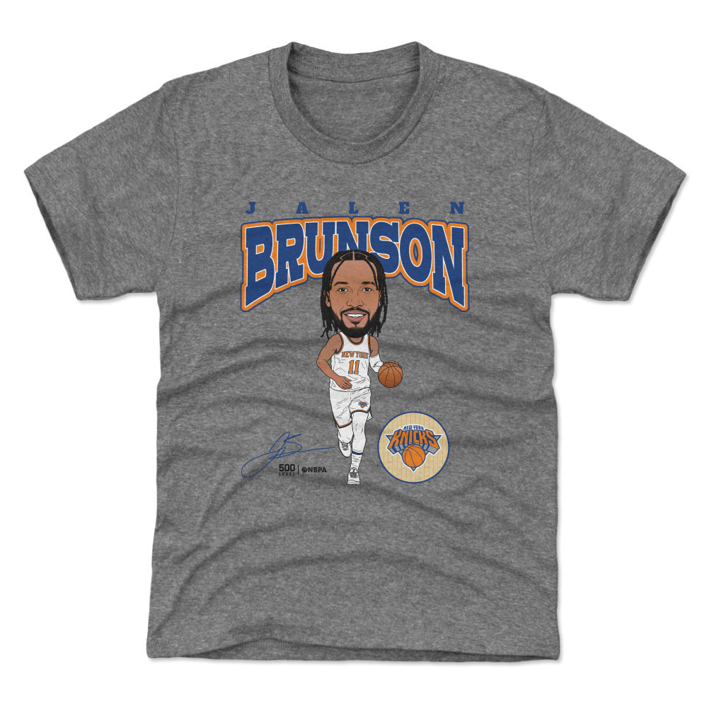 Jalen Brunson New York Knicks Hardwood Comic WHT