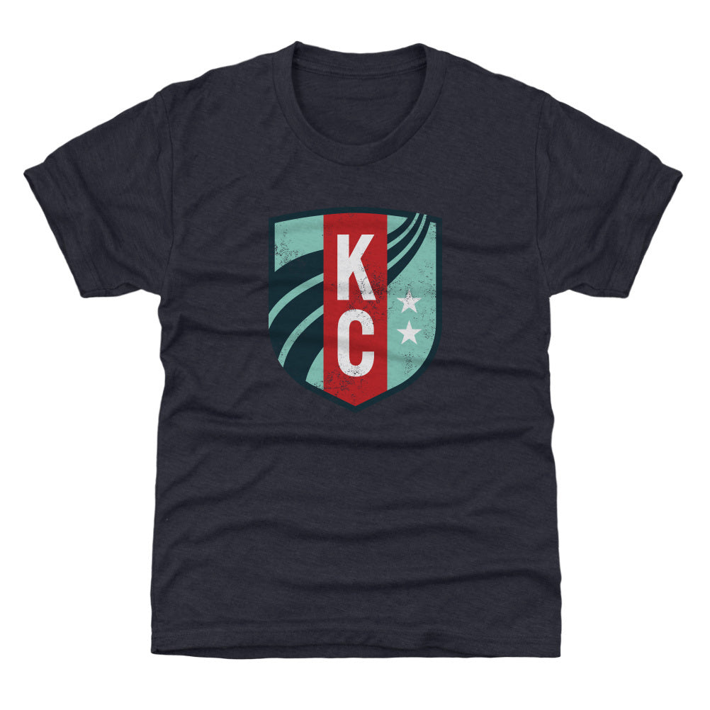 Kansas City Current Vintage Primary Logo WHT