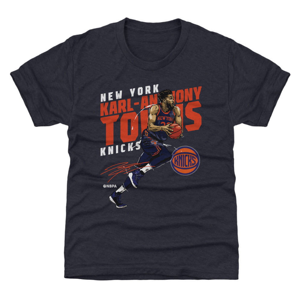 Karl-Anthony Towns New York Knicks Slant WHT