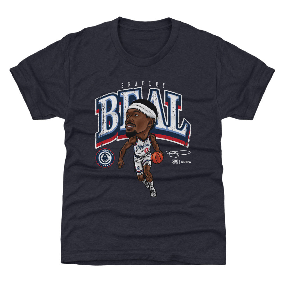 Bradley Beal Los Angeles Clippers Cartoon WHT