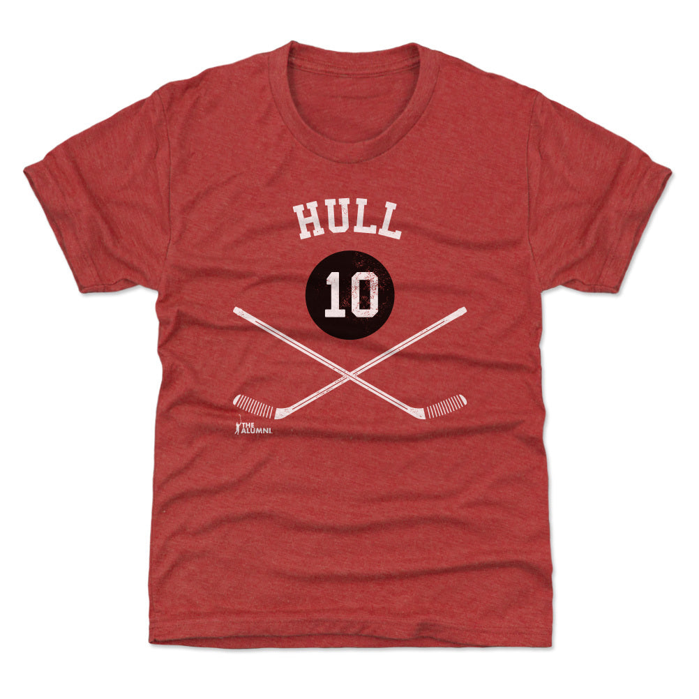 Dennis Hull Chicago 10 Sticks WHT