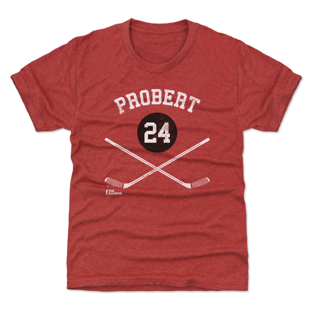 Bob Probert Chicago 24 Sticks WHT