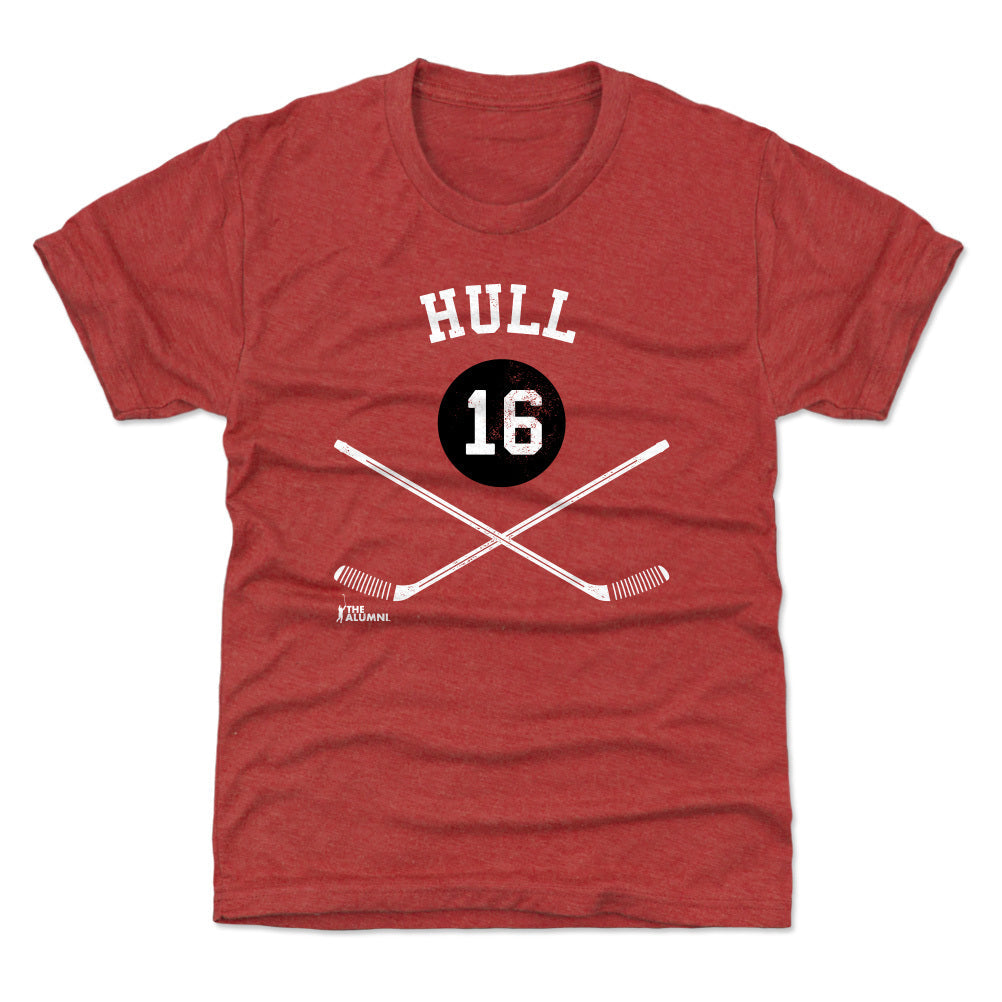 Bobby Hull Chicago 16 Sticks WHT