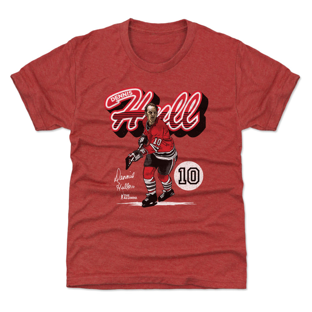 Dennis Hull Chicago Retro Script WHT