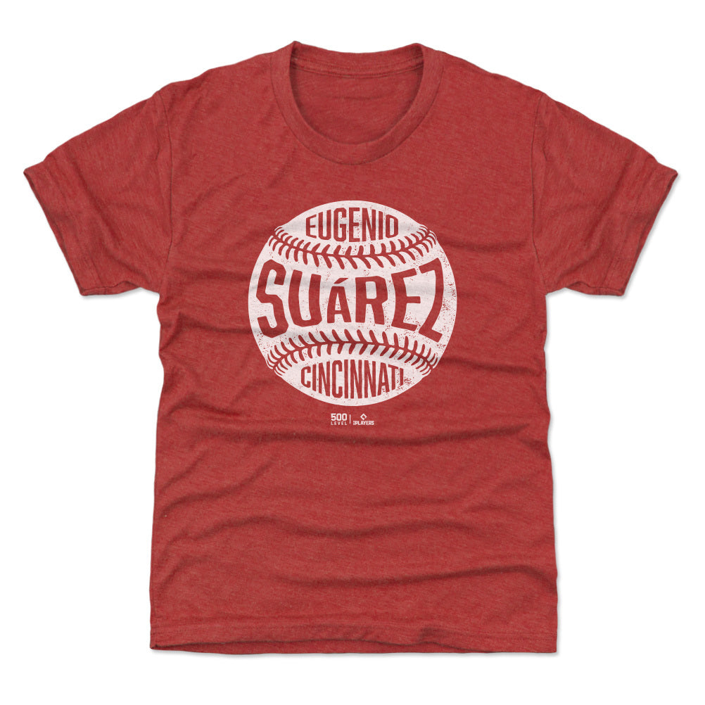 Eugenio Suarez Cincinnati Vintage Baseball WHT