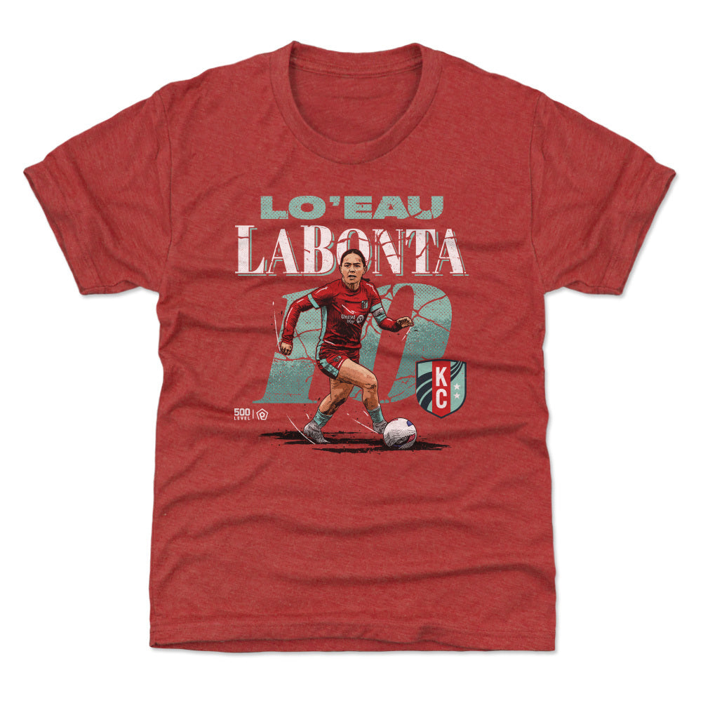 Lo'eau LaBonta Kansas City Current Cracked Number WHT