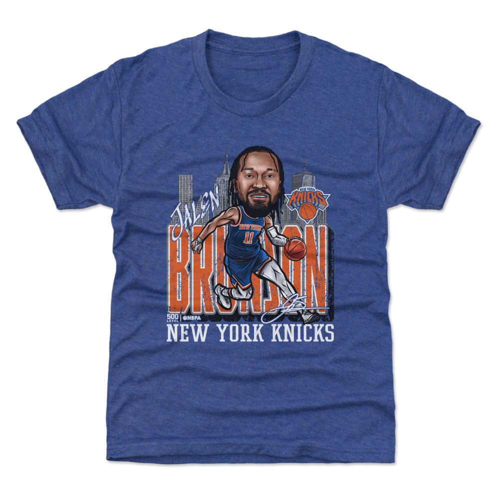 Jalen Brunson New York Knicks Cartoon City Cartoon WHT