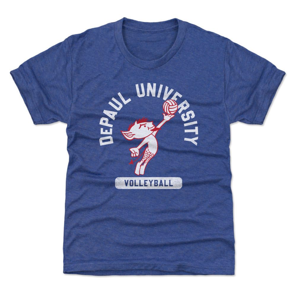 DePaul Blue Demons Billy Volleyball WHT