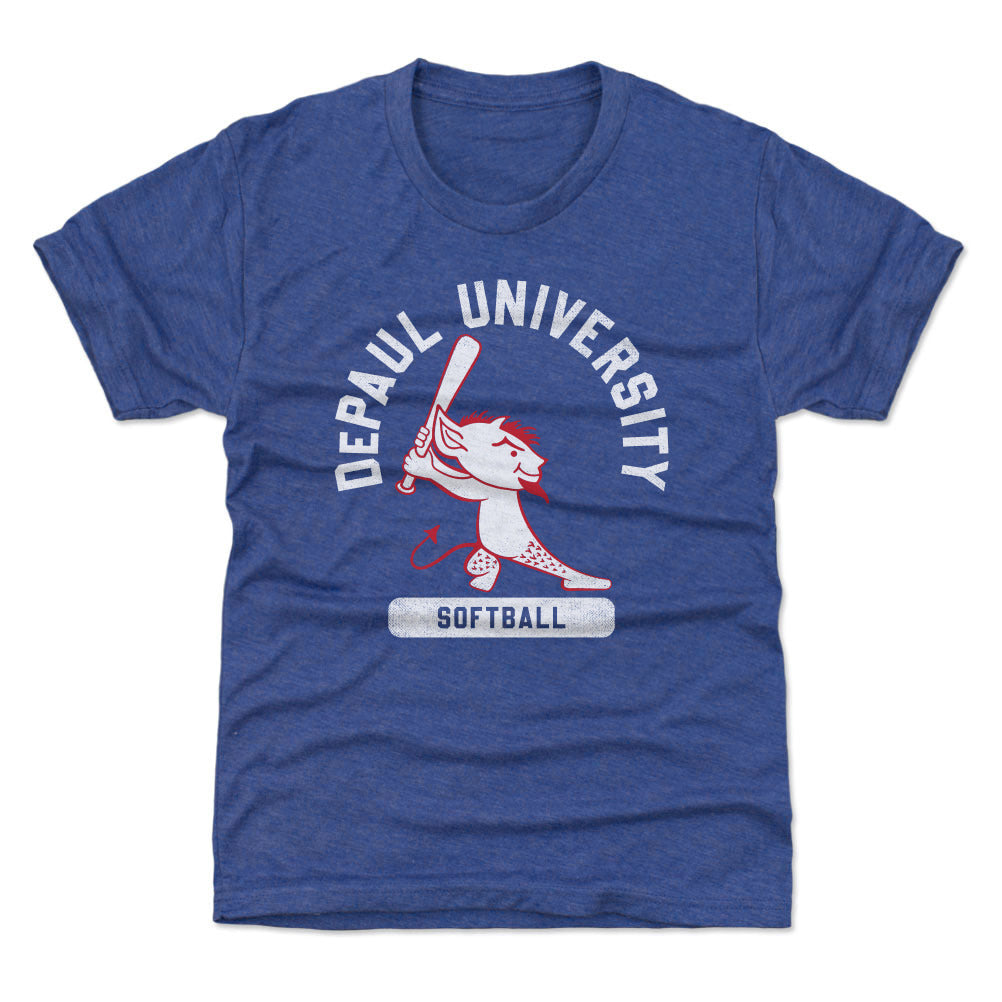DePaul Blue Demons Billy Softball WHT