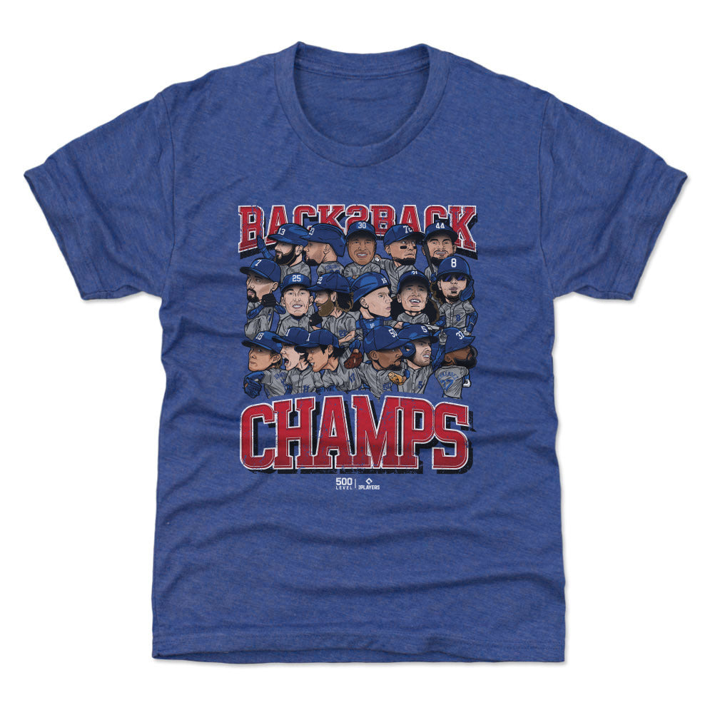Los Angeles D Baseball Back 2 Back Champs 2025 WHT