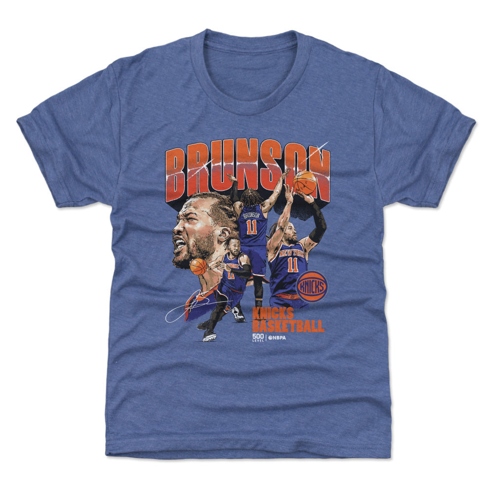 Jalen Brunson New York Knicks Collage WHT