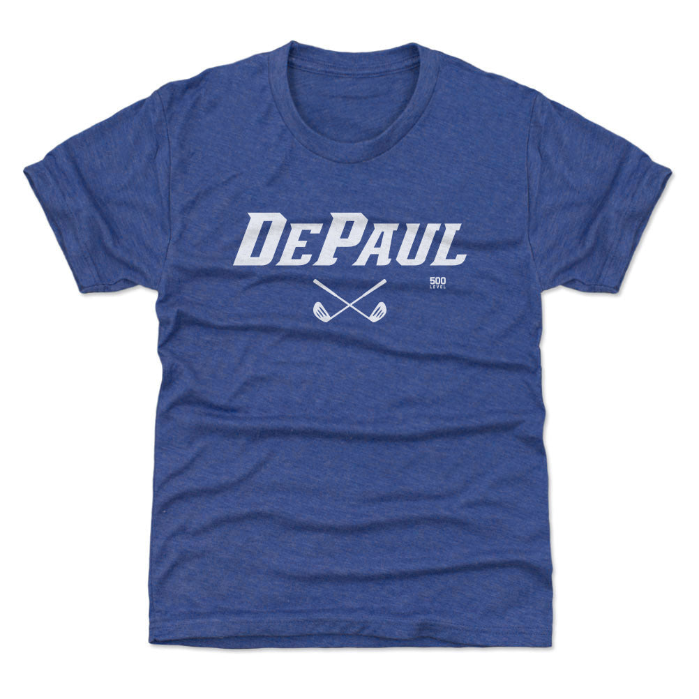 DePaul Blue Demons Golf Minimalist WHT