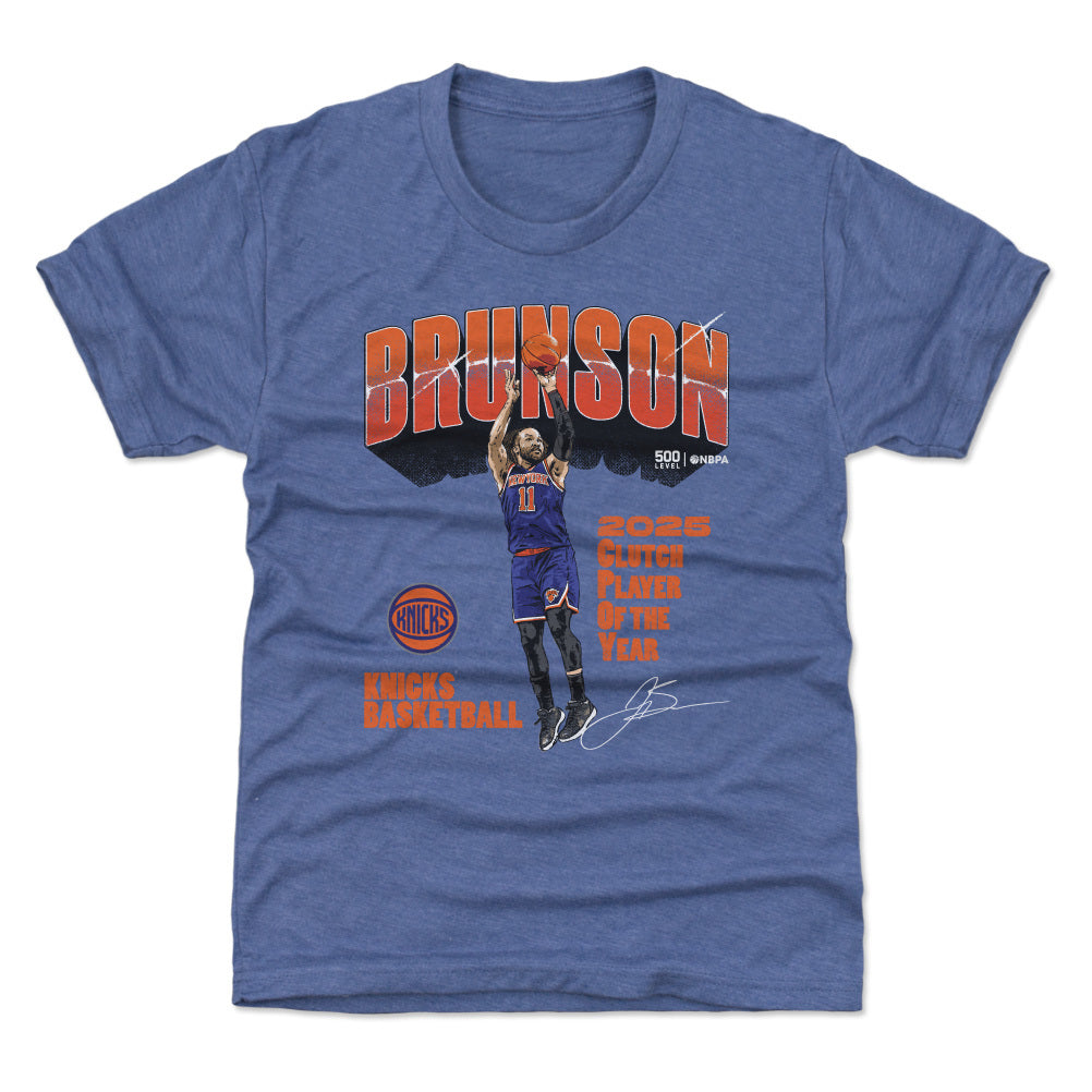 Jalen Brunson New York Knicks 2025 Clutch Player Of The Year WHT