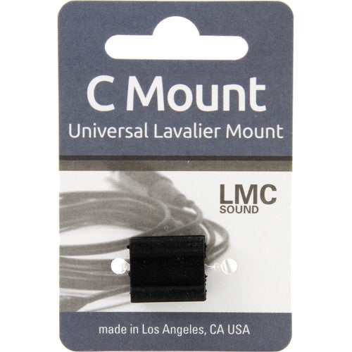 LMC Sound CMTBK C Mount Universal Lavalier Mount (Black)