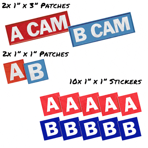 Last Look Labels Camera Patches Package
