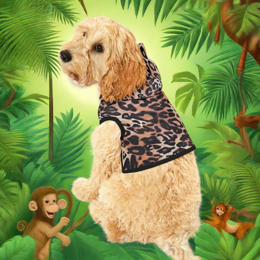 Leopard Print Pet Hoodie