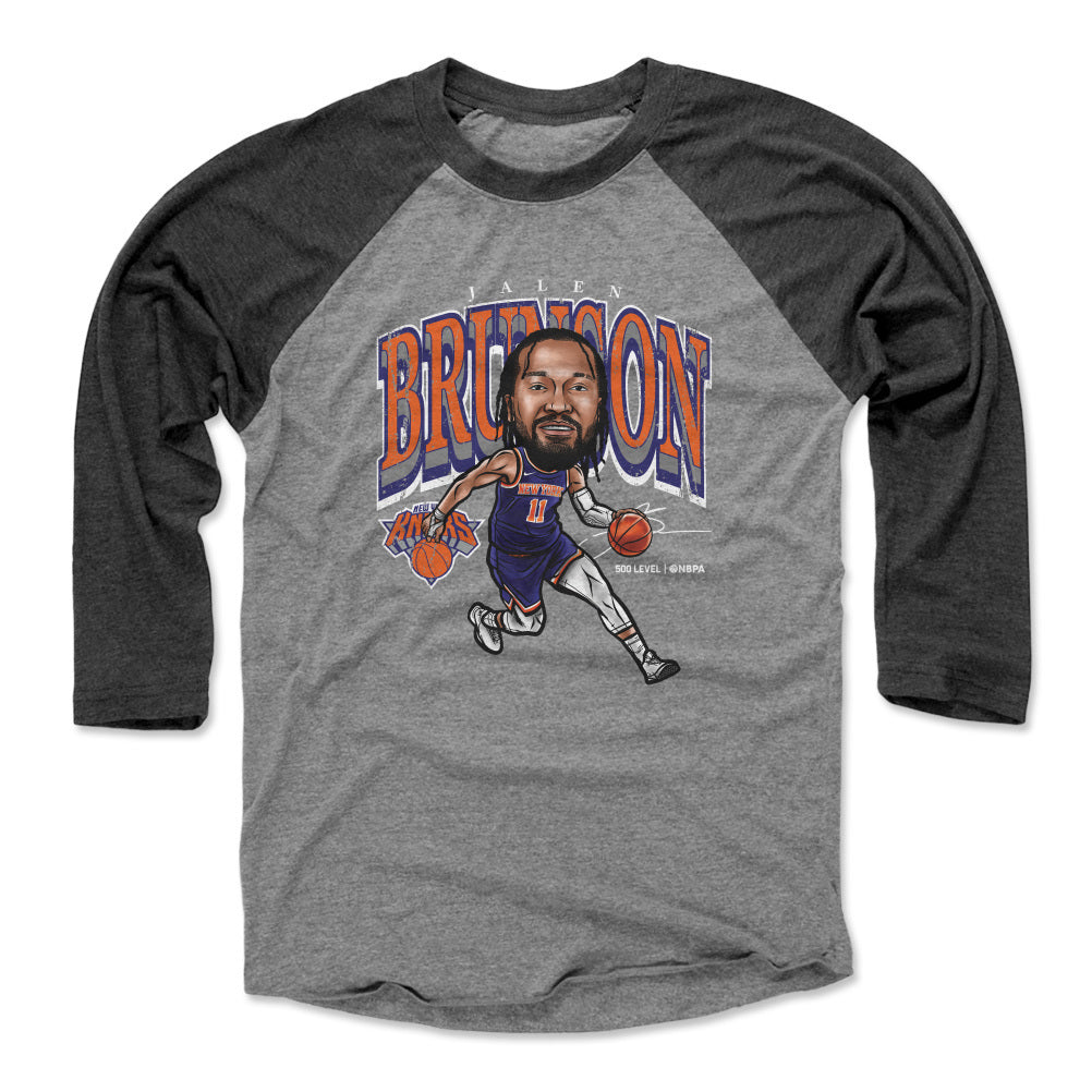 Jalen Brunson New York Knicks Cartoon WHT