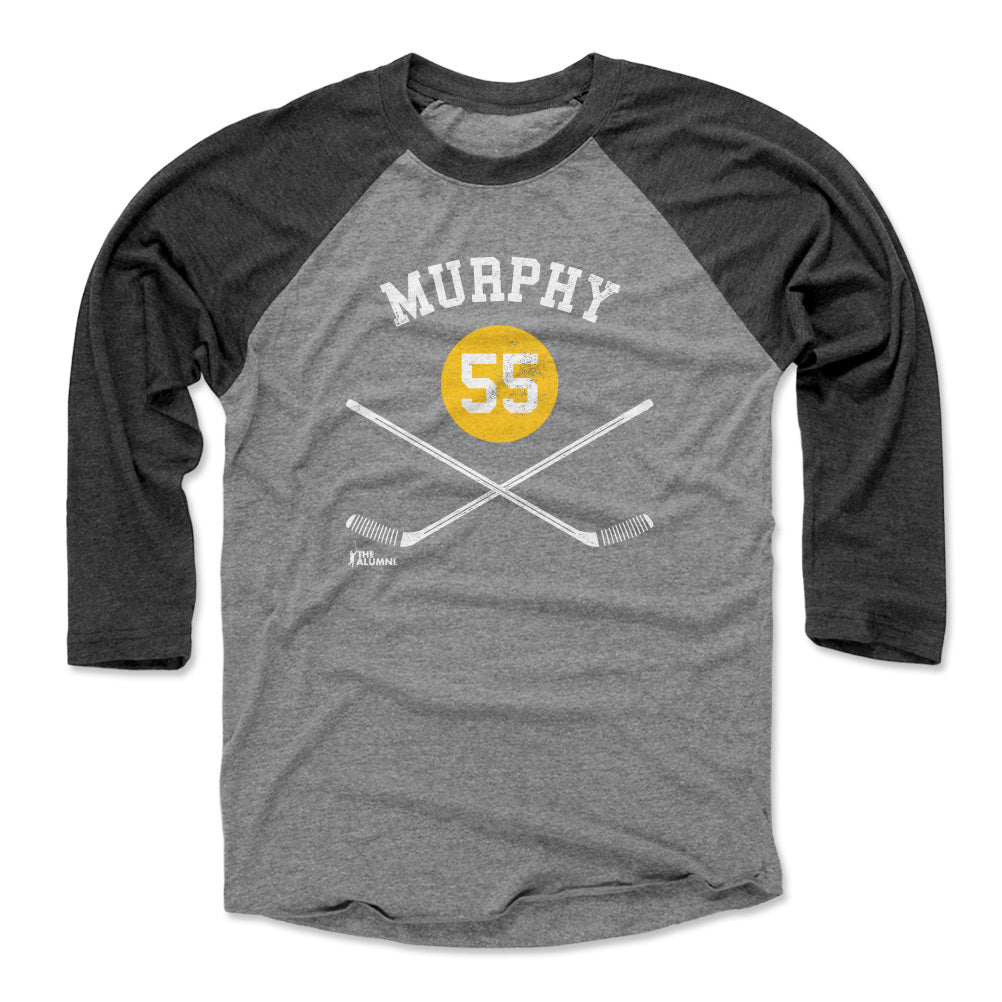 Larry Murphy Pittsburgh 55 Sticks WHT