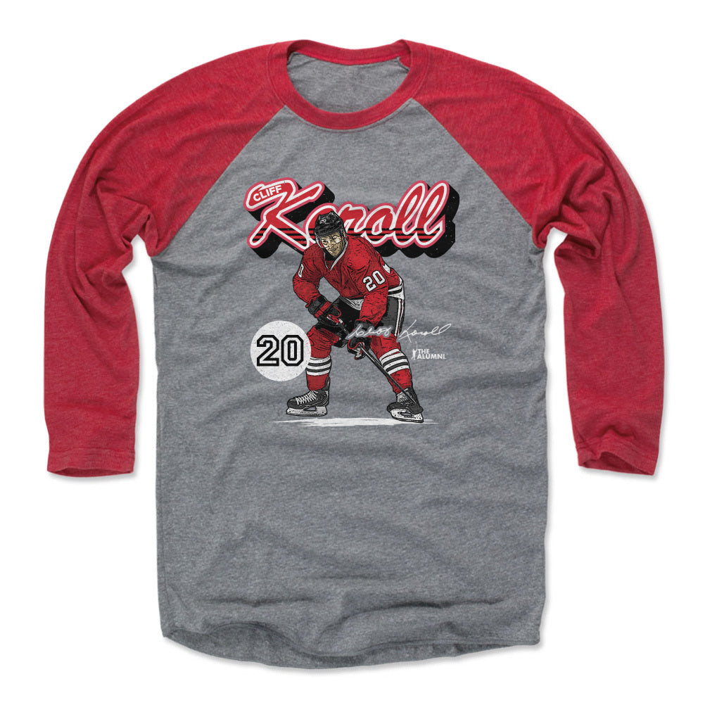 Cliff Koroll Chicago Retro Script WHT