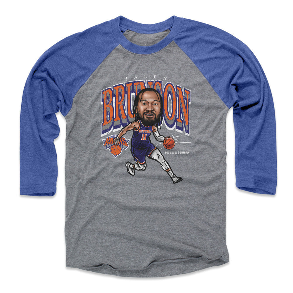 Jalen Brunson New York Knicks Cartoon WHT