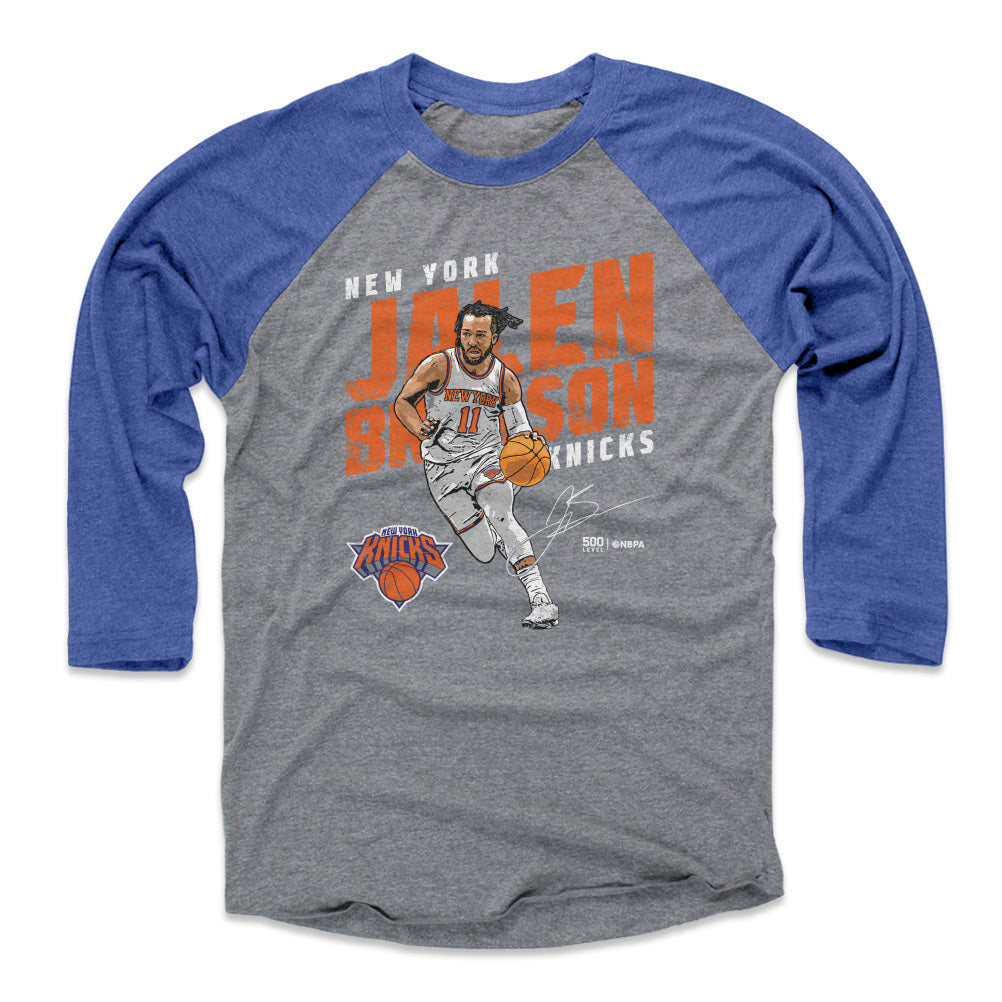 Jalen Brunson New York Knicks Slant WHT