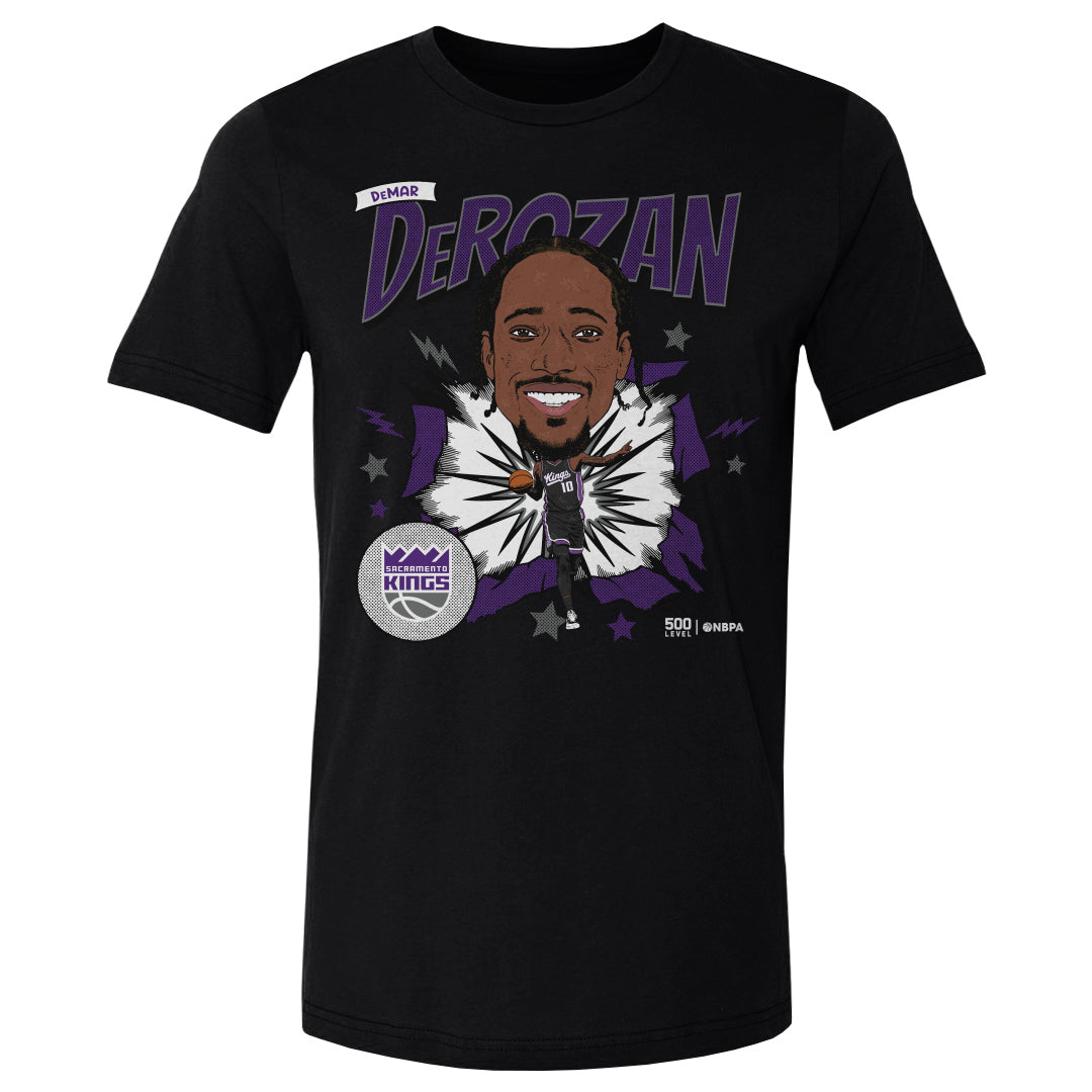 DeMar DeRozan Sacramento Kings Caricature WHT