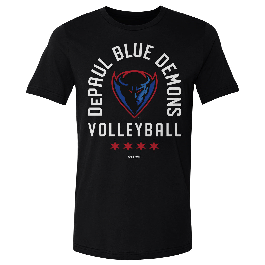 DePaul Blue Demons Volleyball Arc WHT