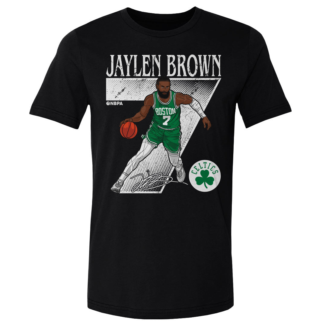 Jaylen Brown Boston Celtics Number WHT