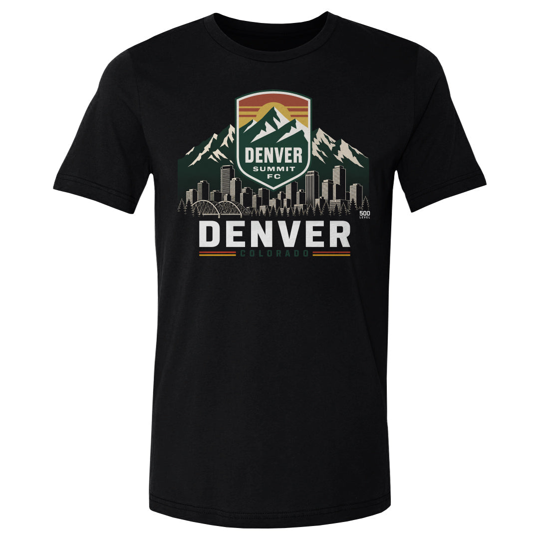 Denver Summit FC Skyline Logo WHT