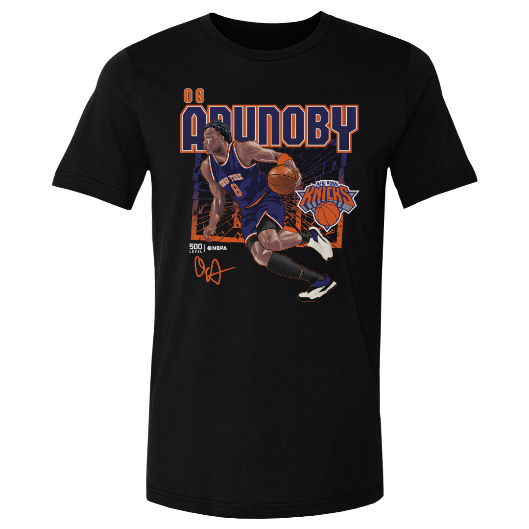 OG Anunoby New York Knicks Shattered WHT