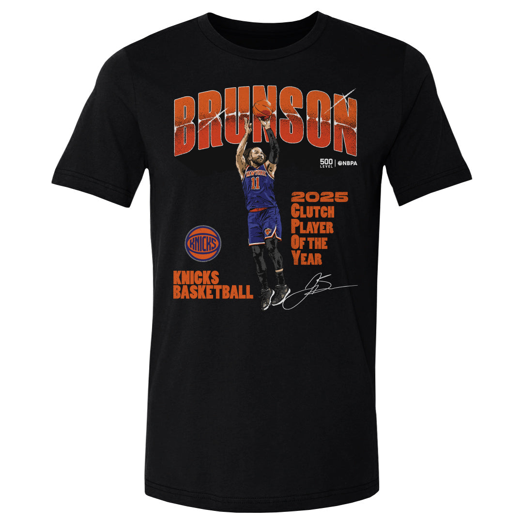 Jalen Brunson New York Knicks 2025 Clutch Player Of The Year WHT