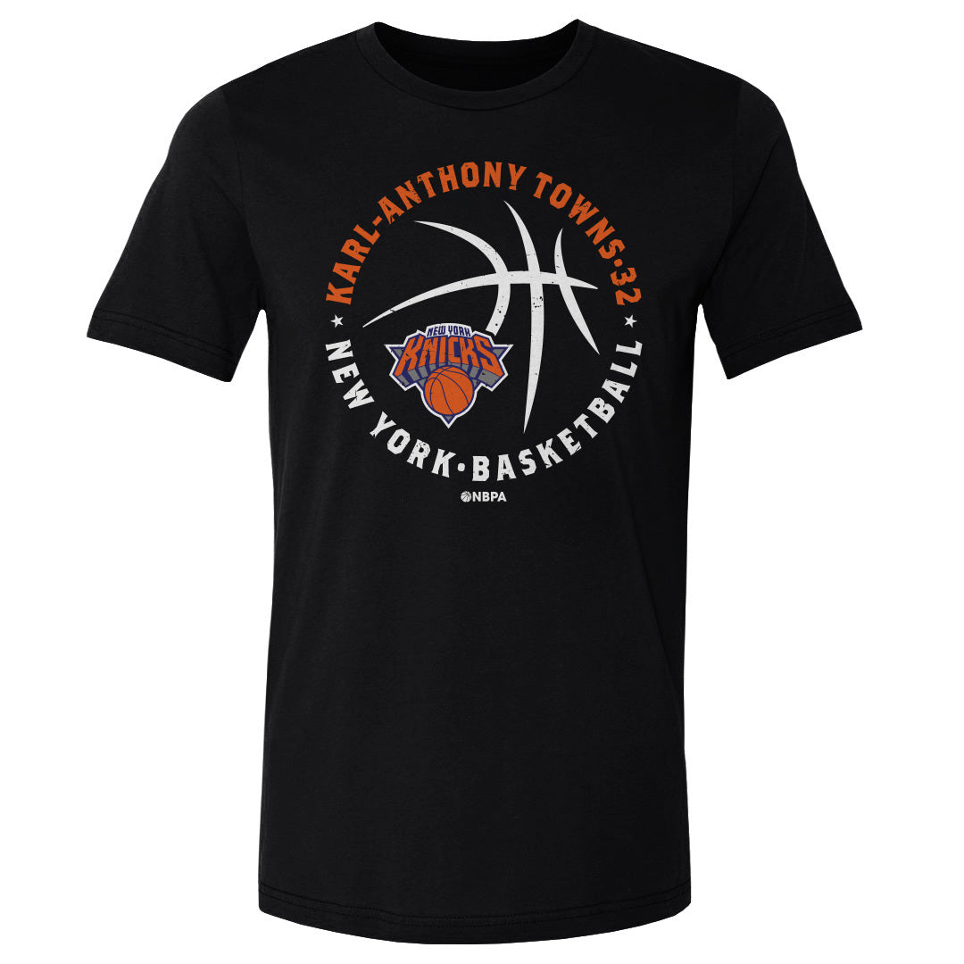 Karl-Anthony Towns New York Knicks Player Ball WHT