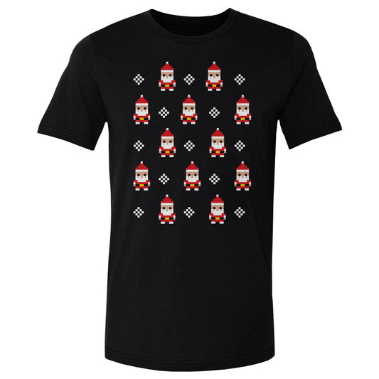 Christmas 8-bit Santas WHT