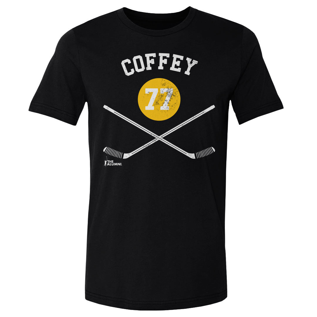 Paul Coffey Pittsburgh 77 Sticks WHT