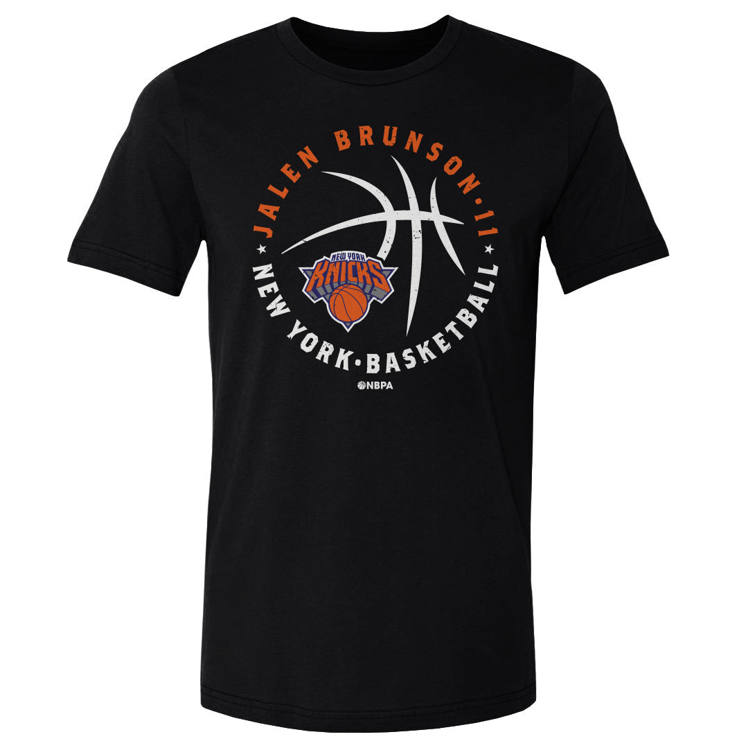 Jalen Brunson New York Knicks Player Ball WHT