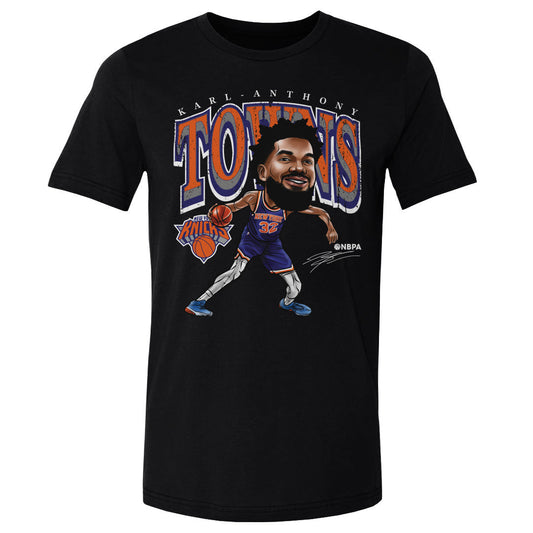 Karl-Anthony Towns New York Knicks Cartoon WHT