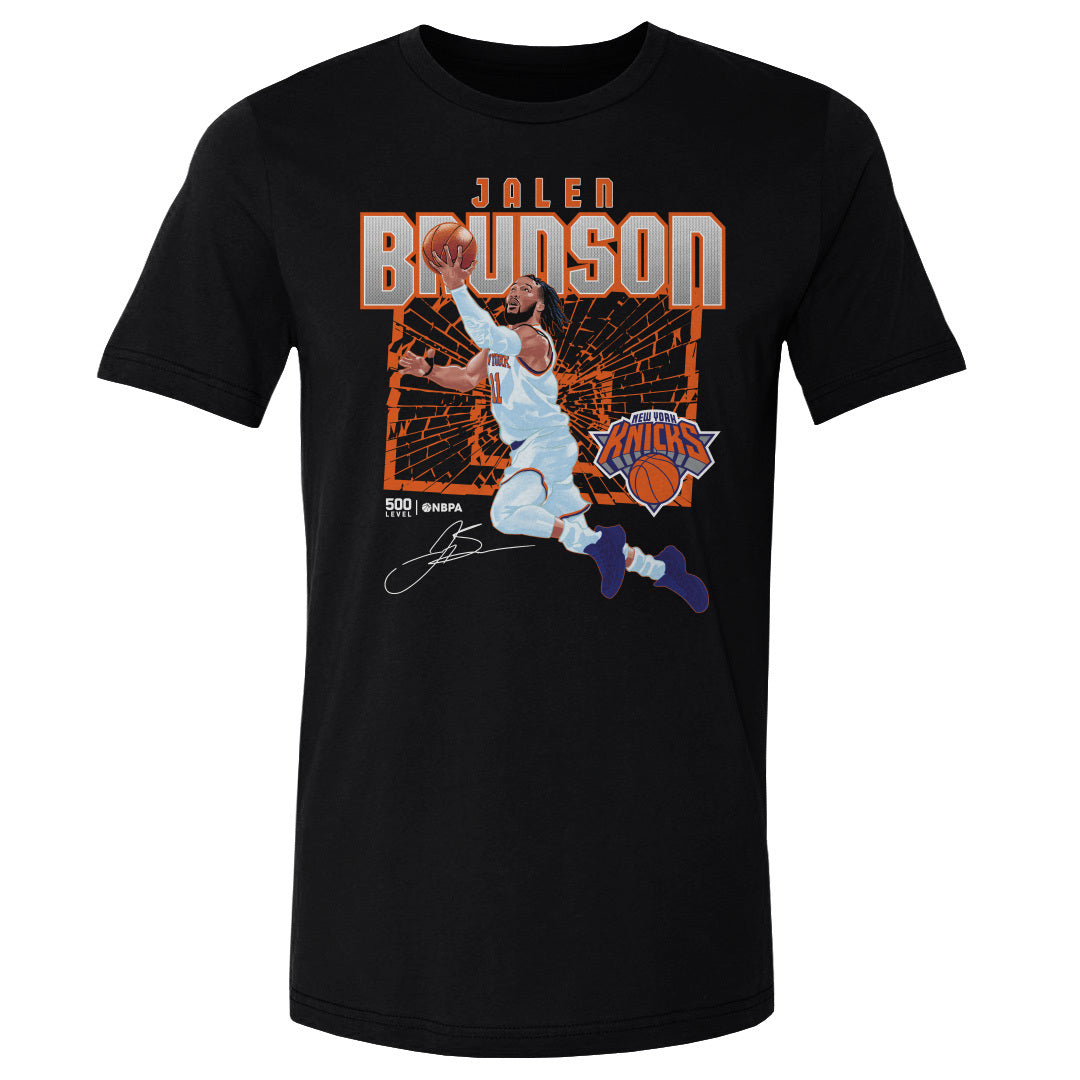 Jalen Brunson New York Knicks Shattered WHT