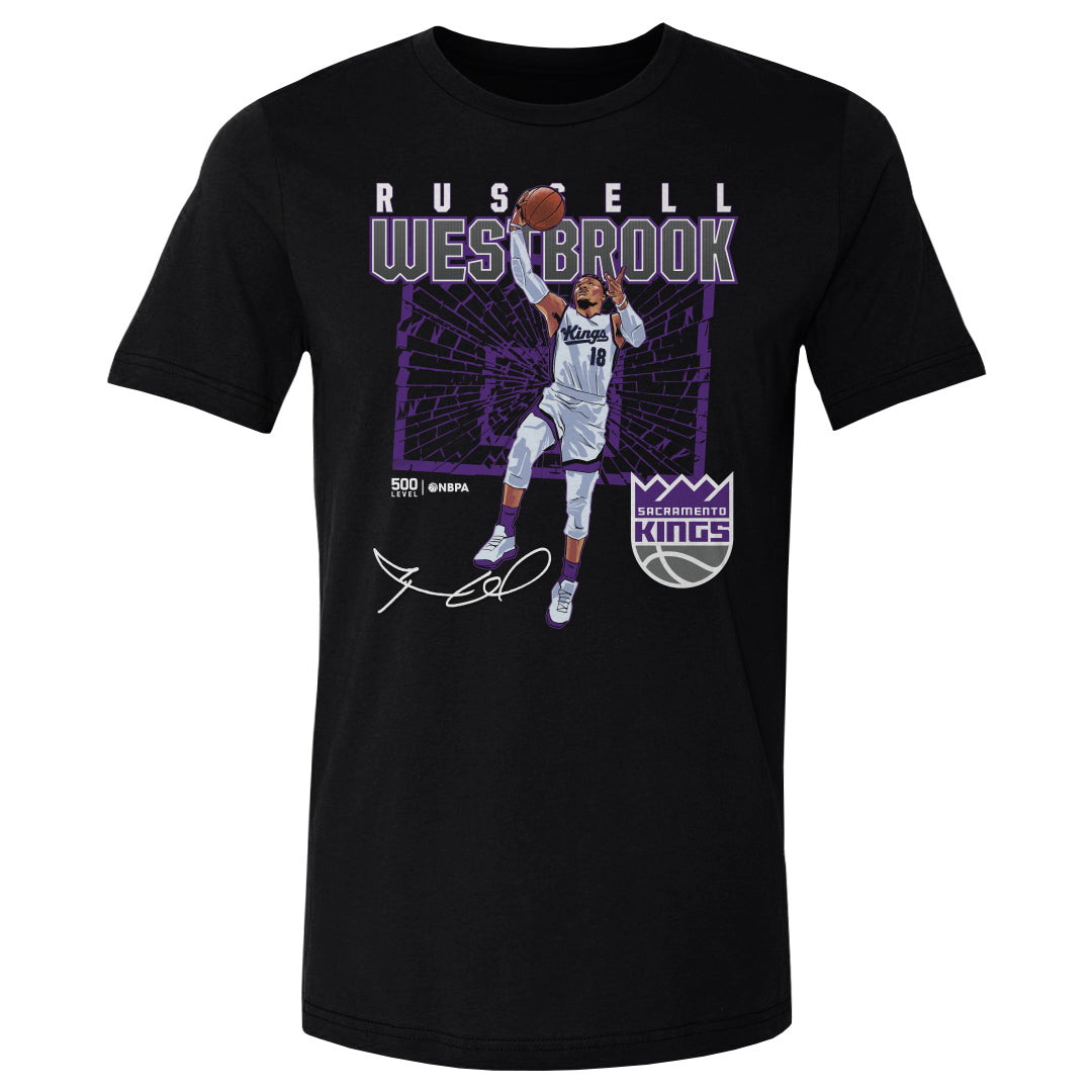 Russell Westbrook Sacramento Kings Shattered WHT