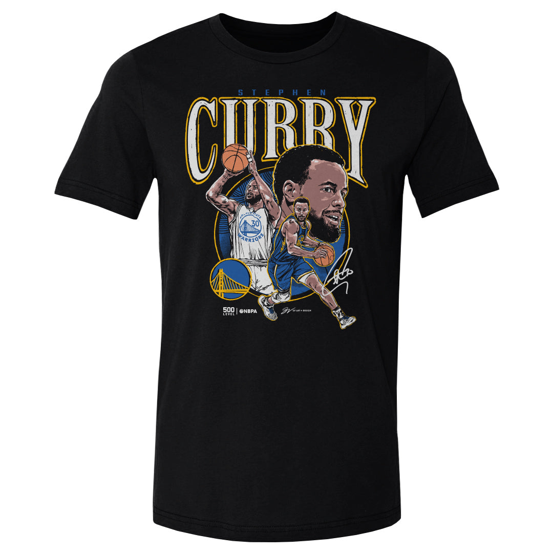 Steph Curry Golden State Warriors Trio WHT